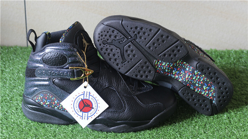 Authentic Air Jordan 8 Retro CHAMPIONSHIP PACK \"CONFETTI\" Cigar 8